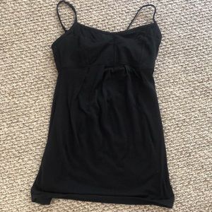 Lulu tank with built in bra & adjustable straps
